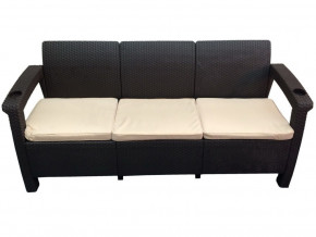 Диван Yalta Sofa 3 Set шоколадный в Нефтекамске - neftekamsk.magazinmebel.ru | фото