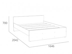 Кровать 1600 НМ 011.53 Симпл Белый Фасадный в Нефтекамске - neftekamsk.magazinmebel.ru | фото - изображение 4