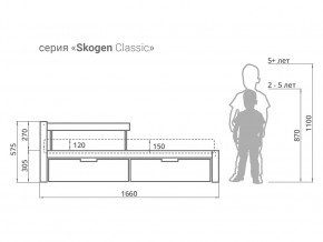 Кровать Svogen classic с ящиками и бортиком бежево-белый в Нефтекамске - neftekamsk.magazinmebel.ru | фото - изображение 2