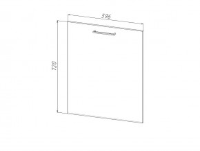 П 60 Комплект для посудомоечной машины 600 мм (цоколь + фасад) ЛДСП в Нефтекамске - neftekamsk.magazinmebel.ru | фото