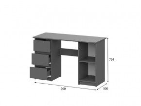 Стол письменный 1200 Денвер Графит серый в Нефтекамске - neftekamsk.magazinmebel.ru | фото - изображение 2
